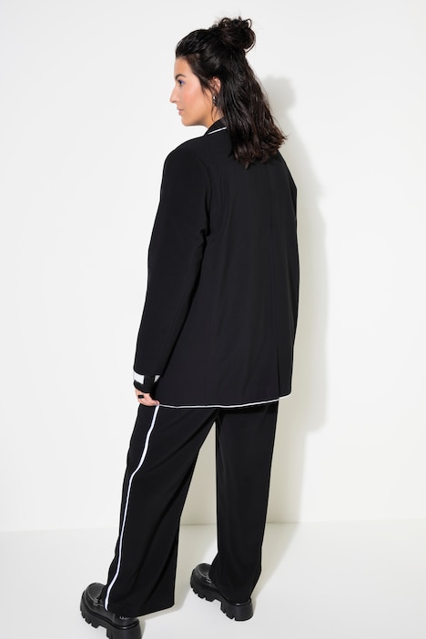 Blazer, Oversize Shape, Piping