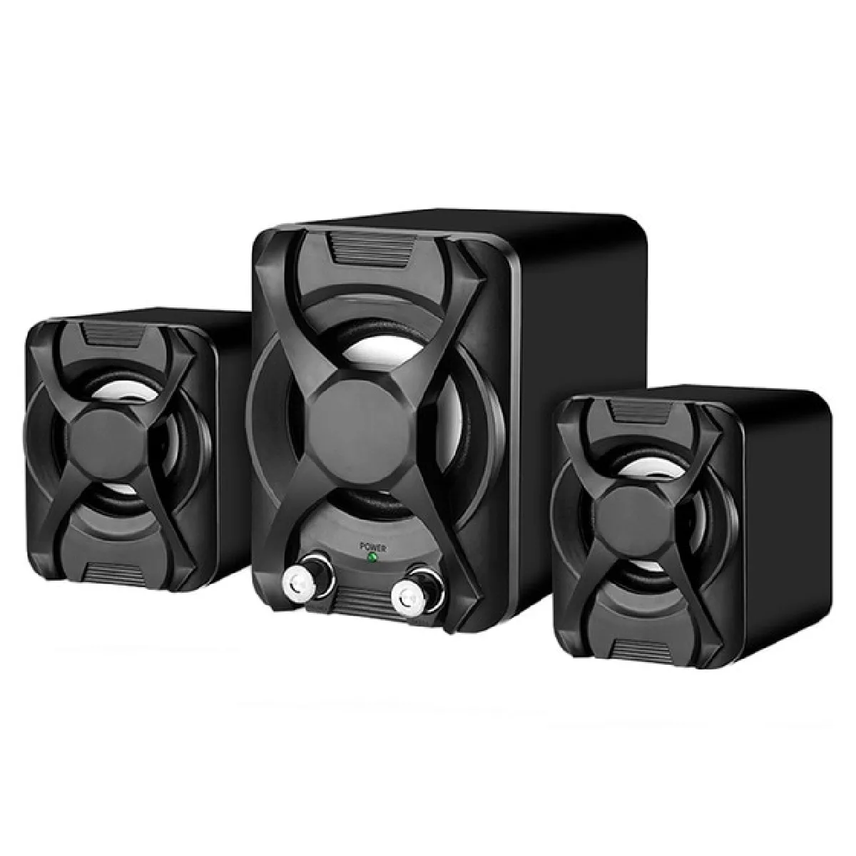 Universal Haut-parleur 2.1 Câblé - Noir