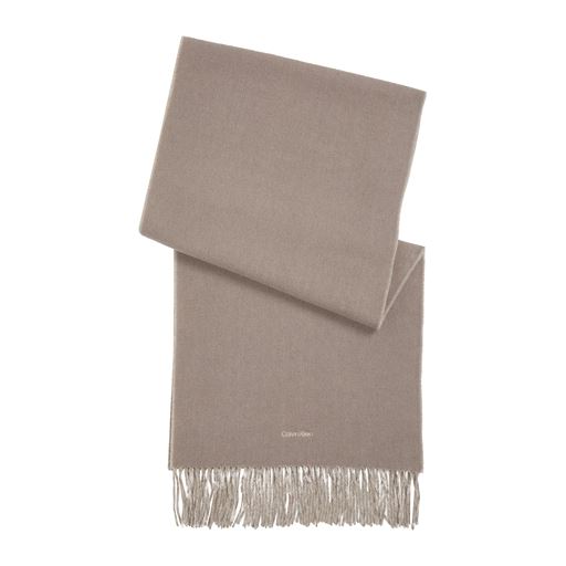Calvin Klein Fringes Two Tones Halstørklæde, Cinder/Gray Morn