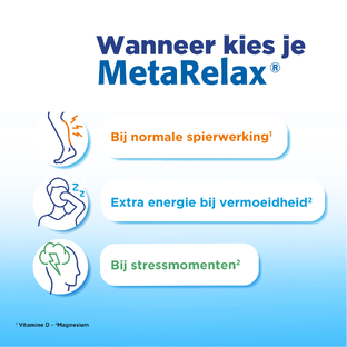 Metagenics MetaRelax Zakjes Citroen Smaak 20ZK