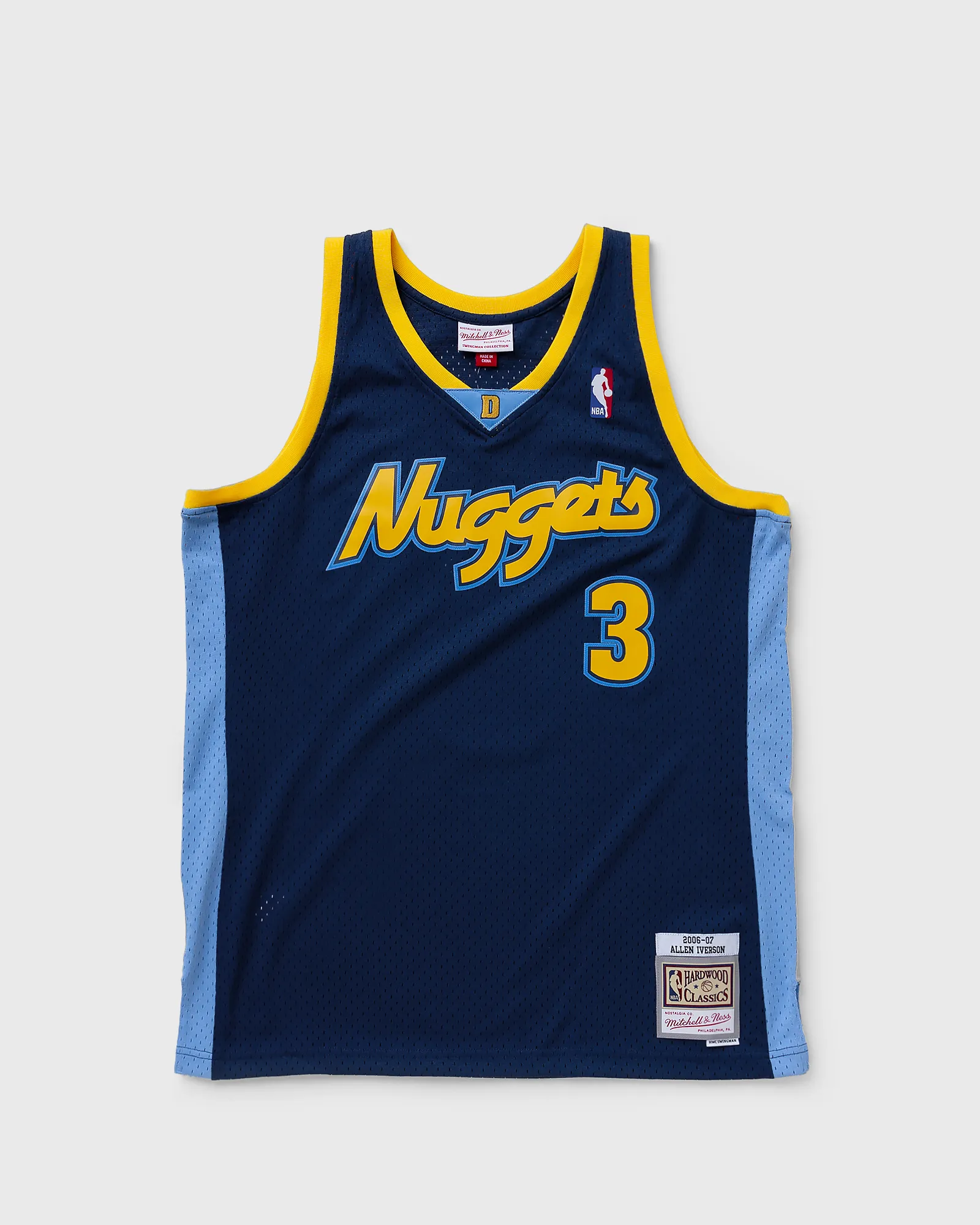 Mitchell & Ness NBA SWINGMAN JERSEY DENVER NUGGETS ALTERNATE 2006-07 ALLEN IVERSON #3