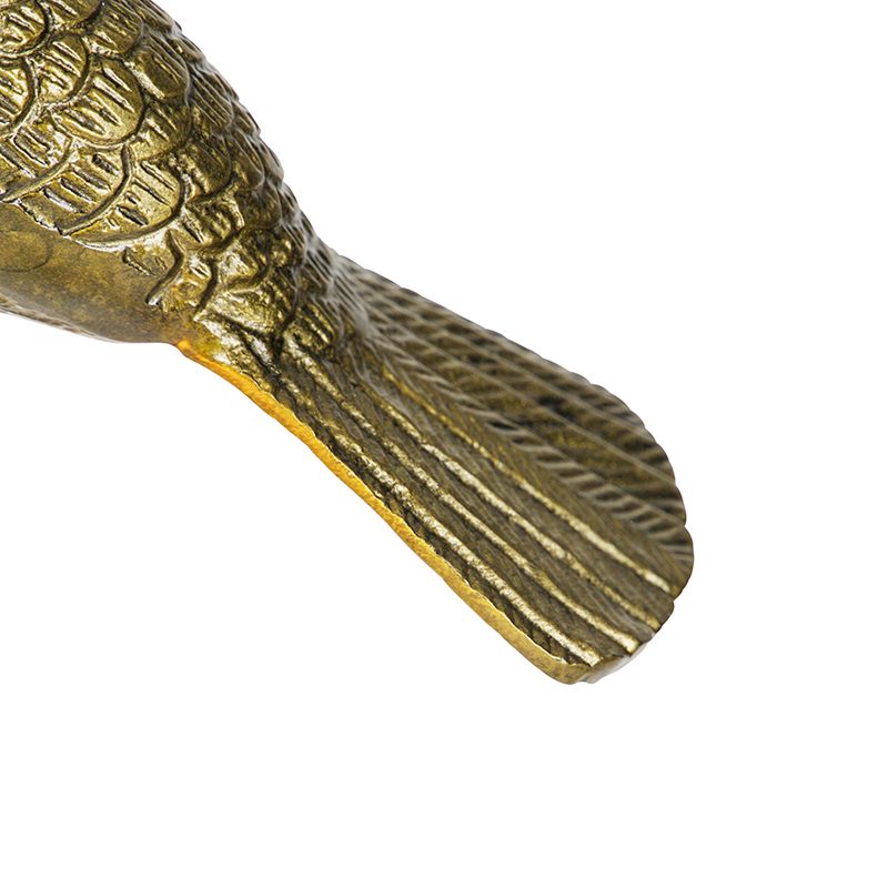Vintage wandlamp messing - Animal Fugl