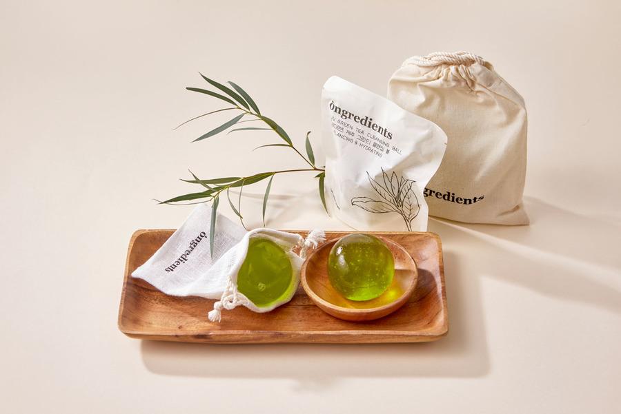 Ongredients Jeju Green Tea Cleansing Ball 110g