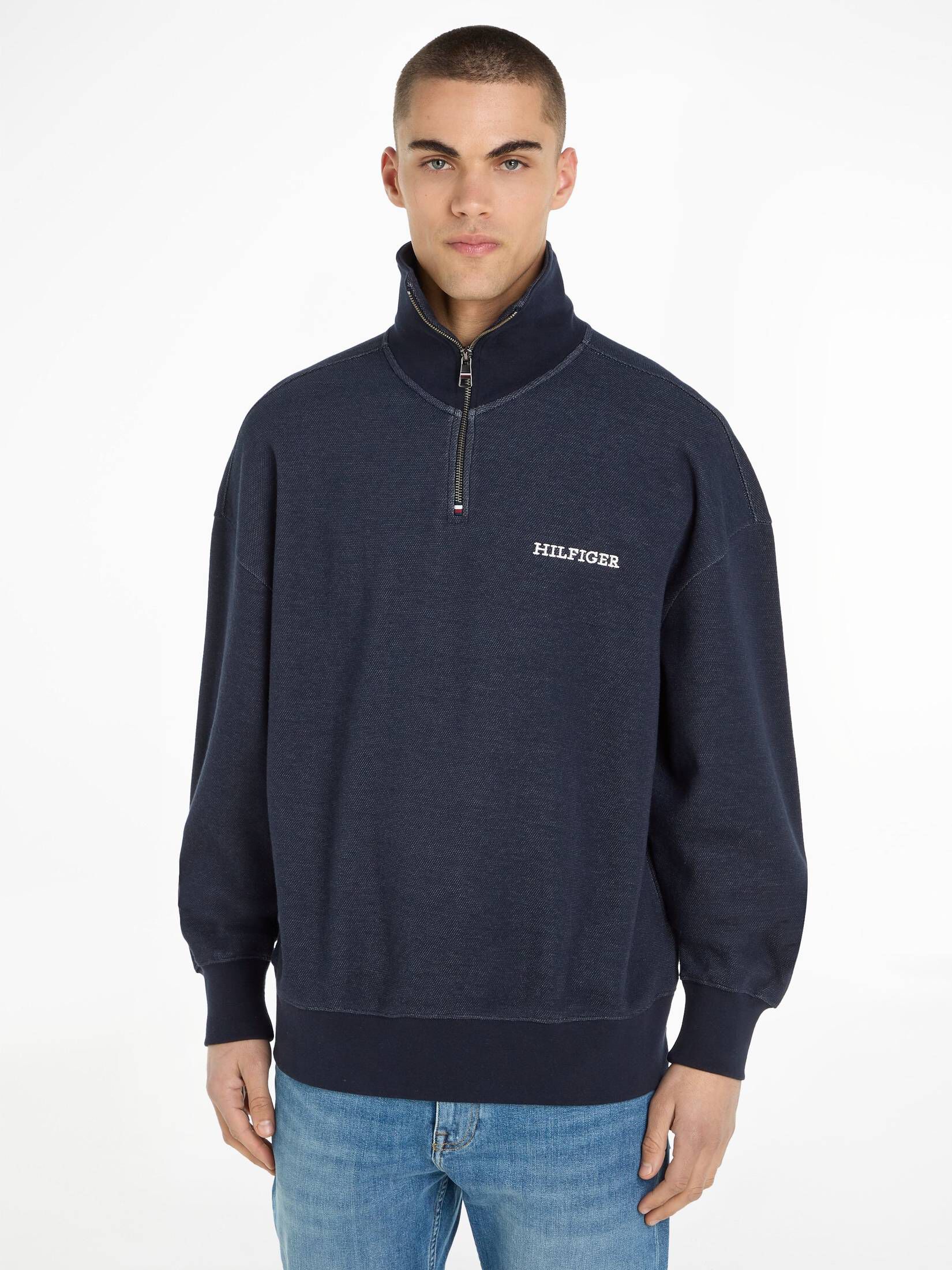Tommy Hilfiger| Herren Sweatshirt MONOTYPE HONEYCOMB
