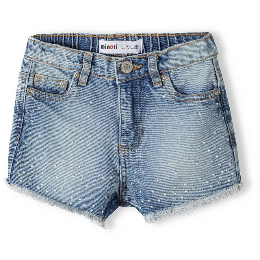 MINOTI Jeansshorts Denim-Blau