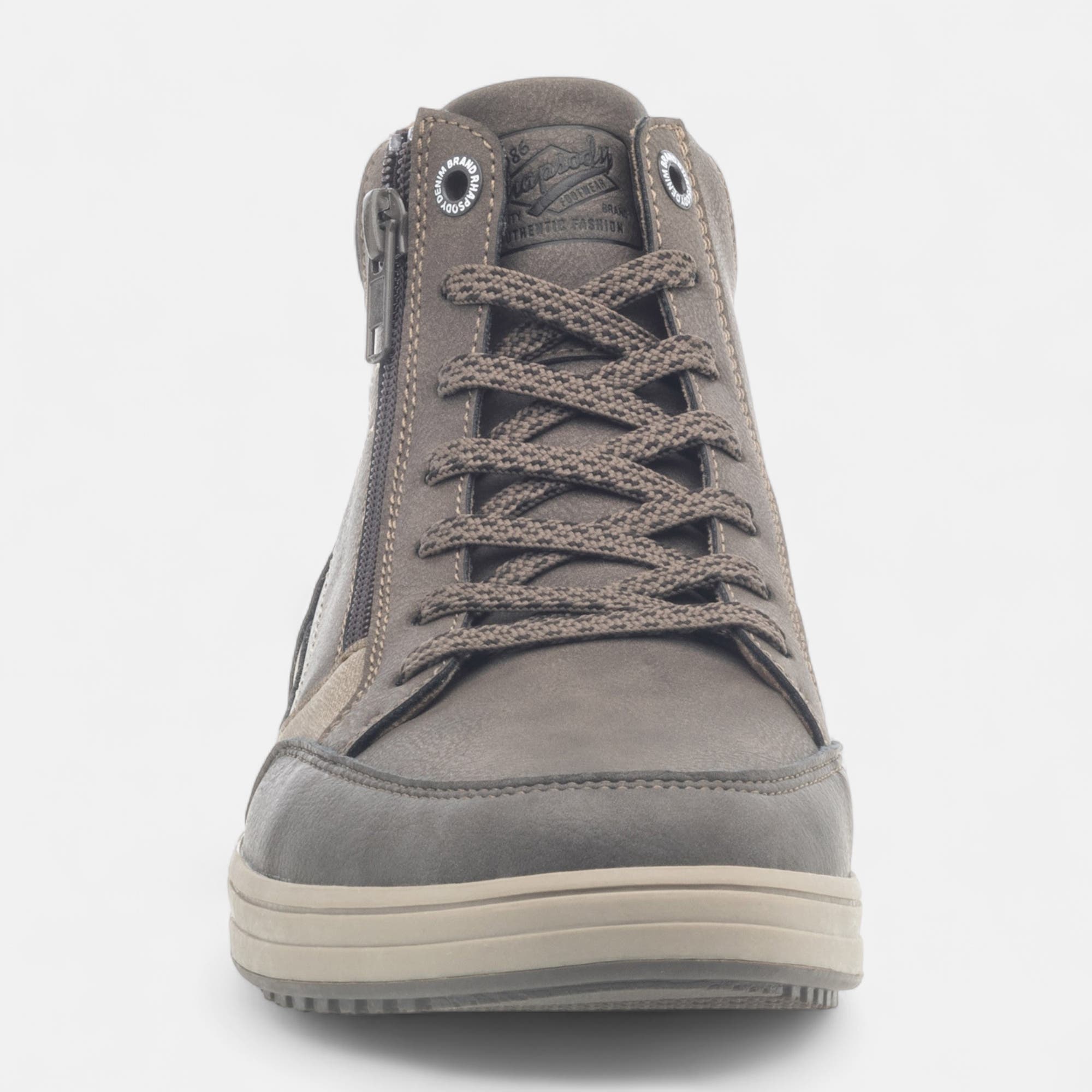 Baskets hautes Homme taupe