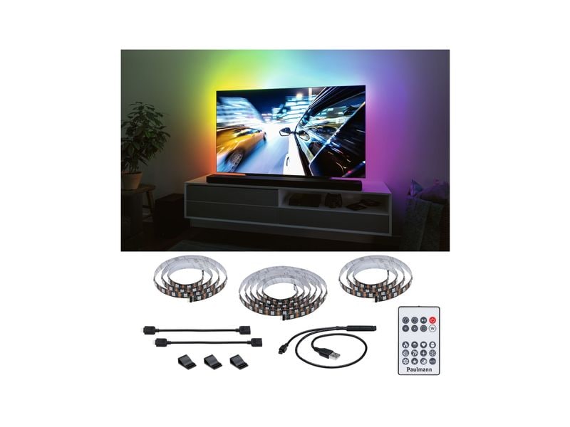 Paulmann EntertainLED USB Strip TV-Beleuchtung RGB , 75