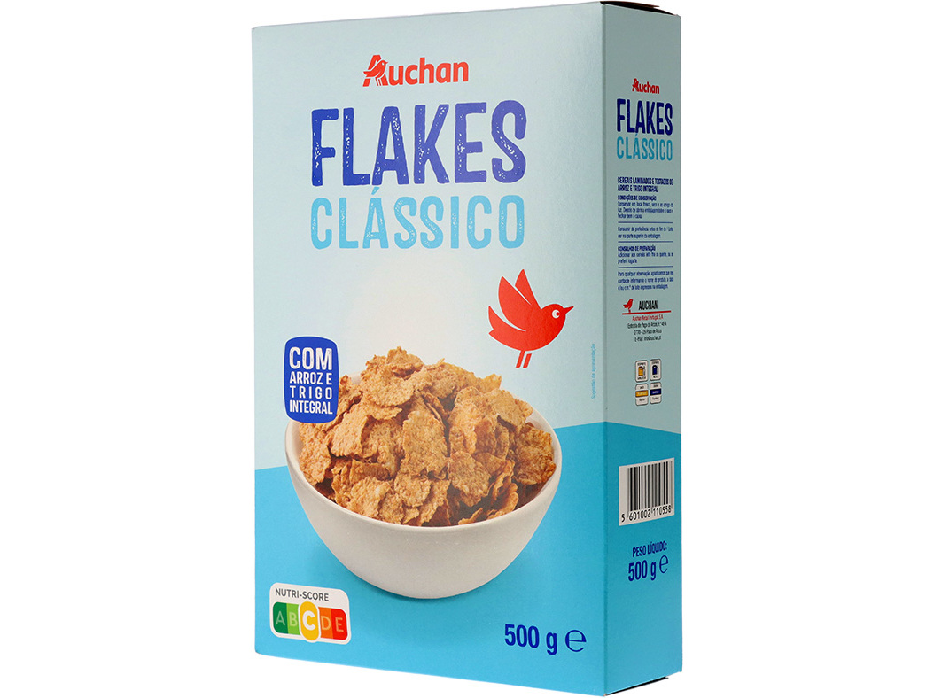 CEREAIS AUCHAN FLAKES CLASSICO 500 G