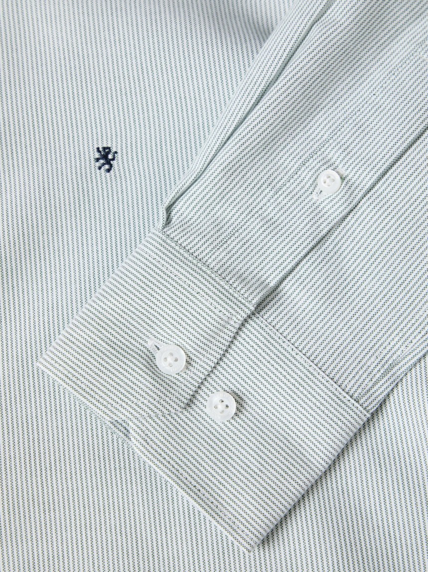 Camisa slim fit em algodão