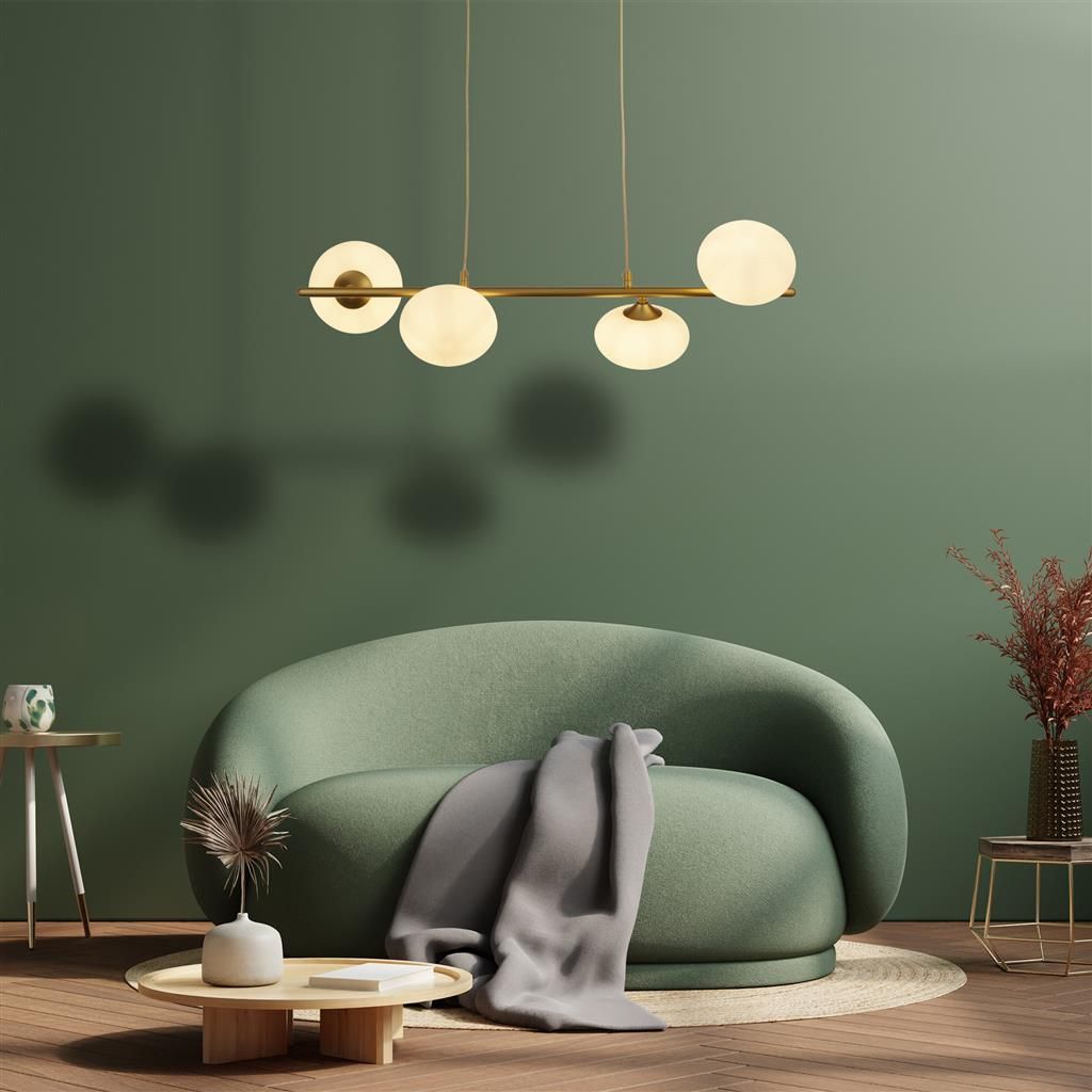 Hanglamp 94041-4GO Pebble B76 x D23 cm