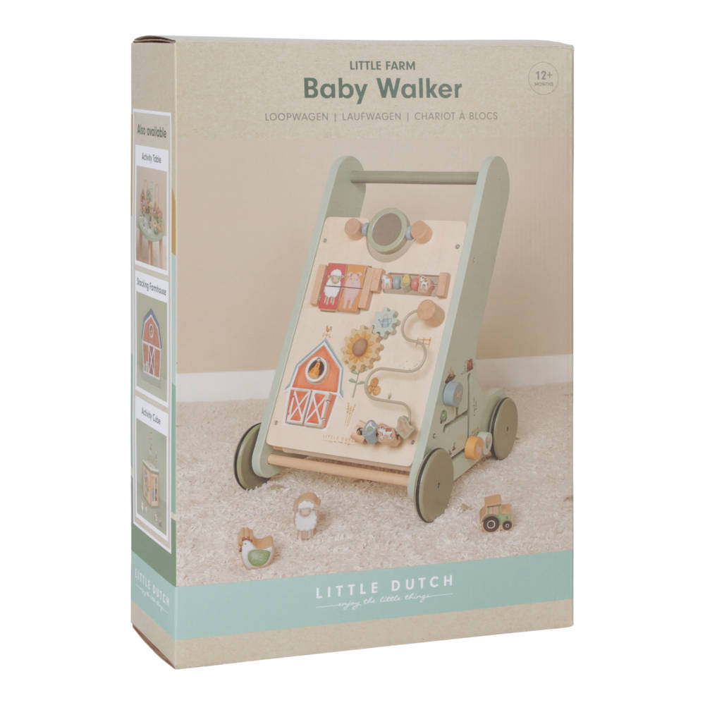 Little Dutch Little Farm activiteiten loopwagen