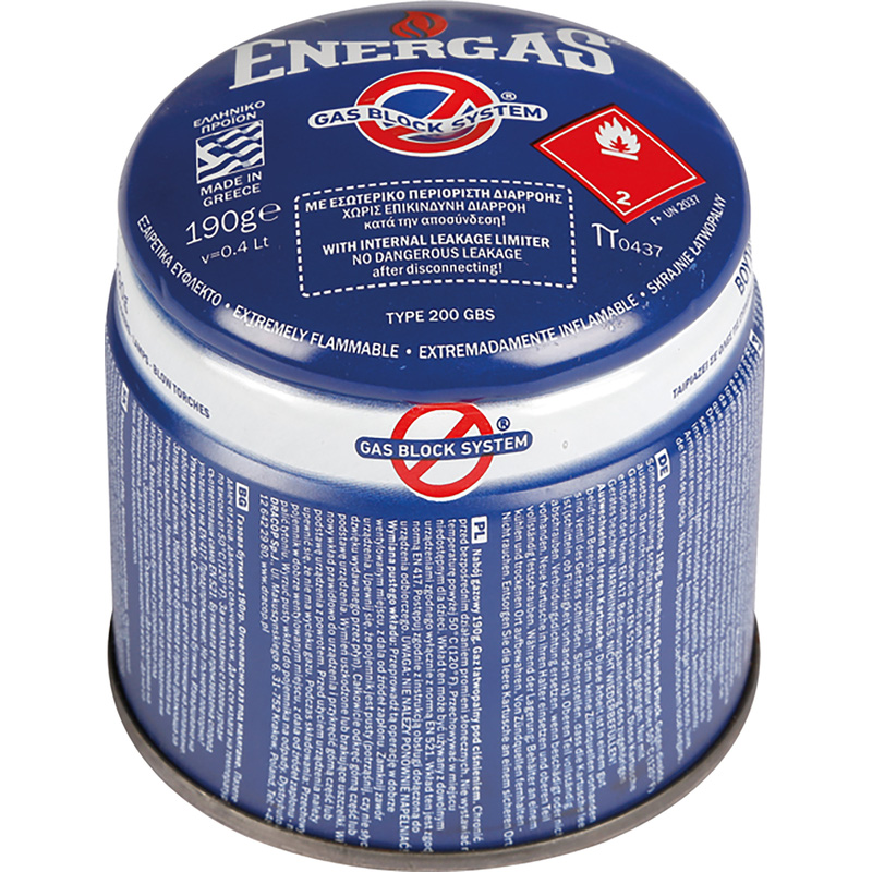 Gaspatroon 190gr