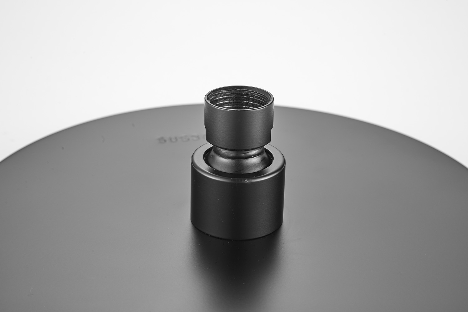 Saniclear Vision ronde douchekop 20cm zwart mat