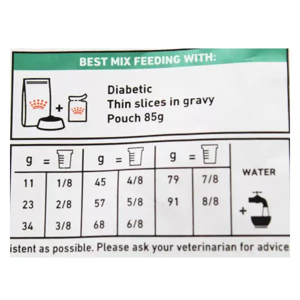 Royal Canin Veterinary Diabetic Chat Croquettes 1,5kg