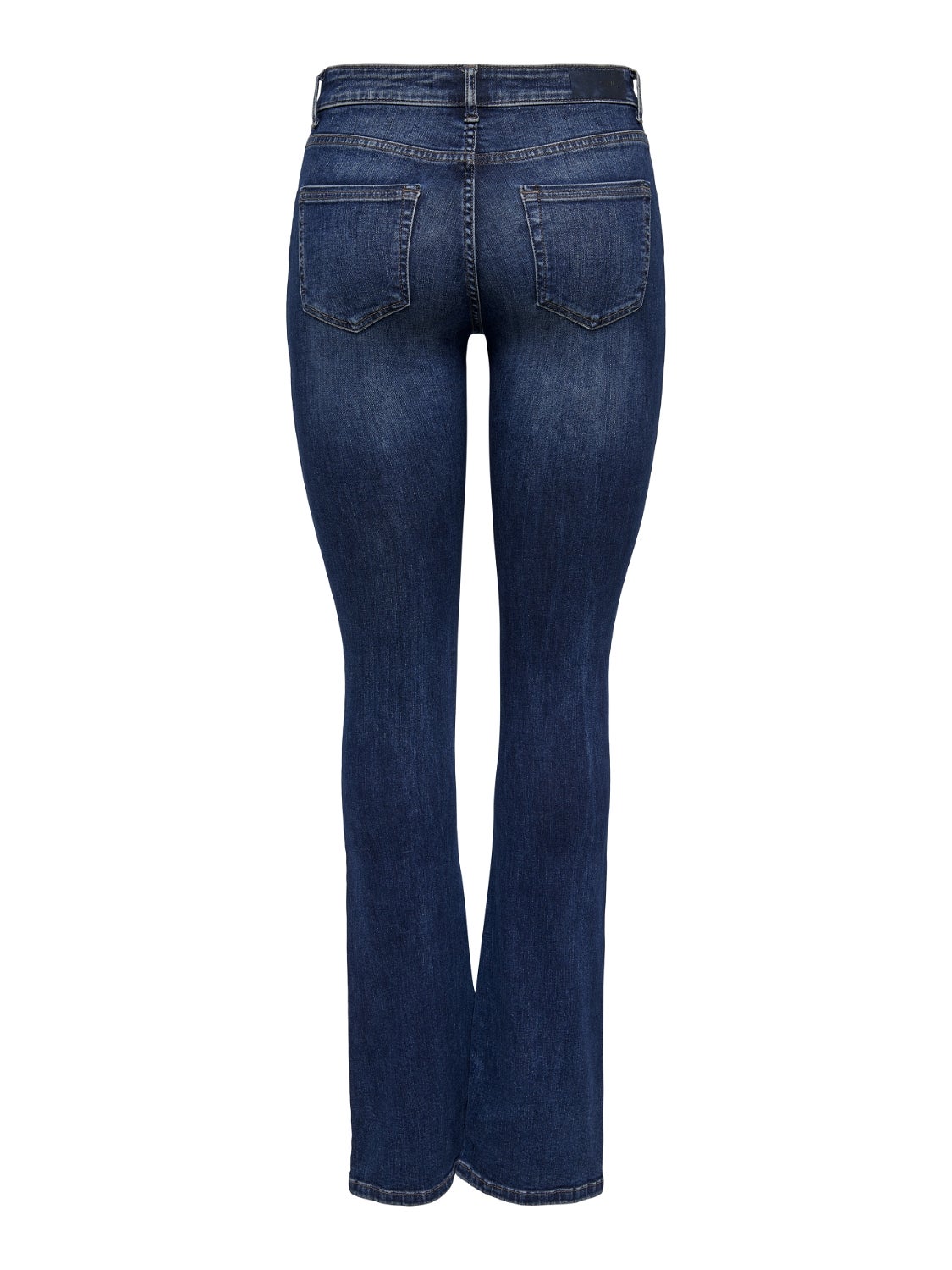 ONLBLUSH Mittlere Taille Ausgestellt Jeans Dark Blue Denim