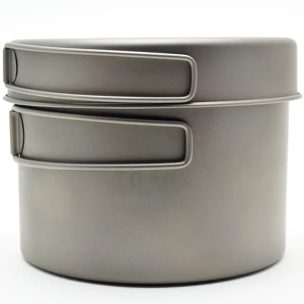 Popote randonnée TOAKS TITANIUM 1300ML POT WITH PAN
