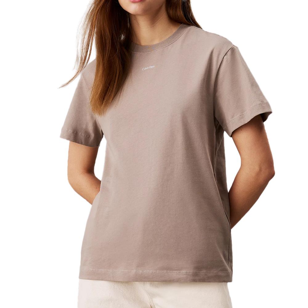 Calvin Klein Jeans T-shirt Marron Femme Calvin Klein Jeans Nano