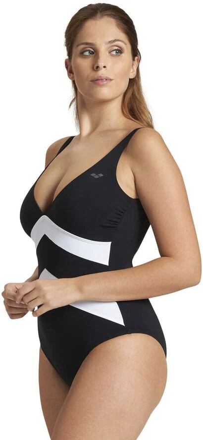Arena Vera Wing Back One Piece badedragt Sort