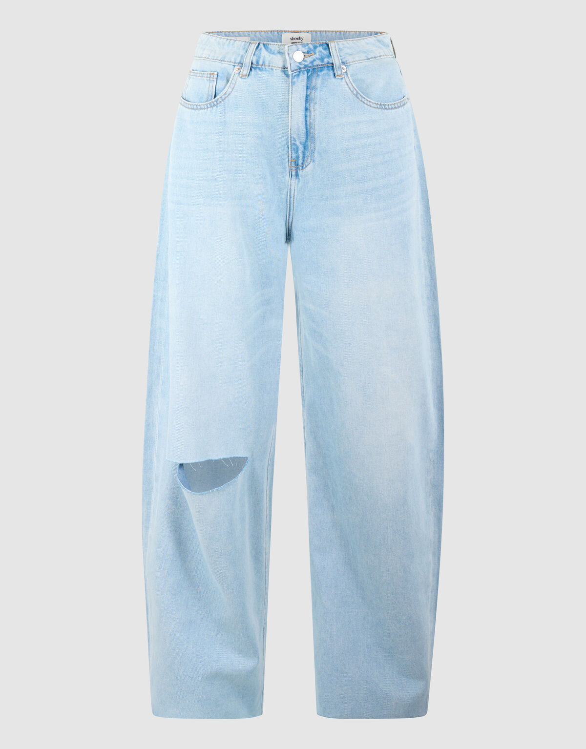 Baggy Fit Jeans Bleached By Monica