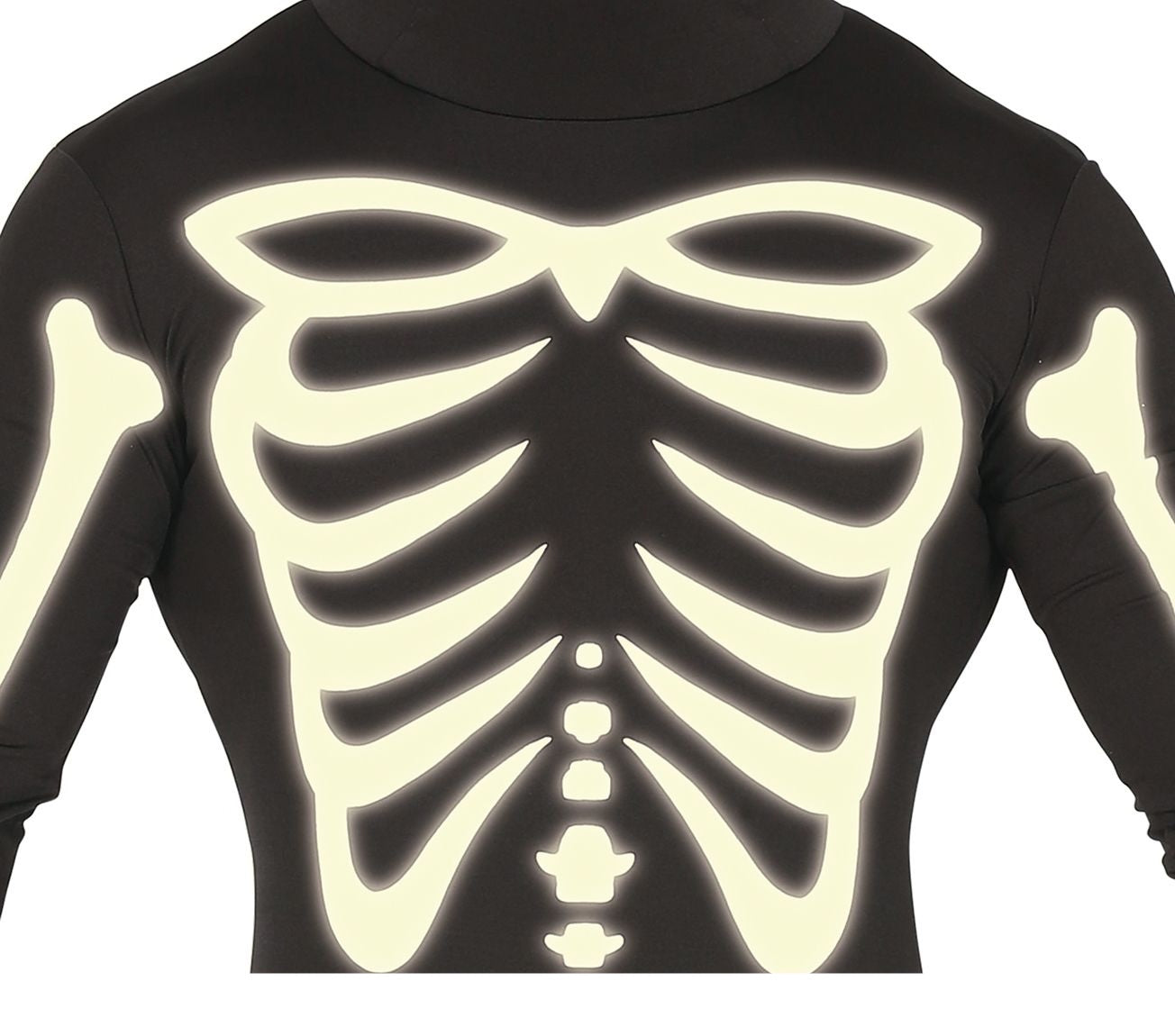 Skelet Halloween Kostuum Heren Zwart L