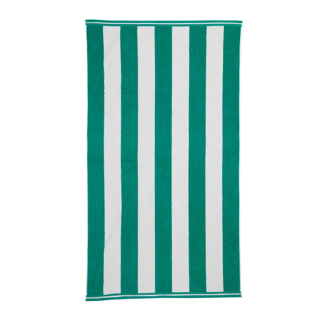 strandlaken Stripe (groen) (180x100 cm)