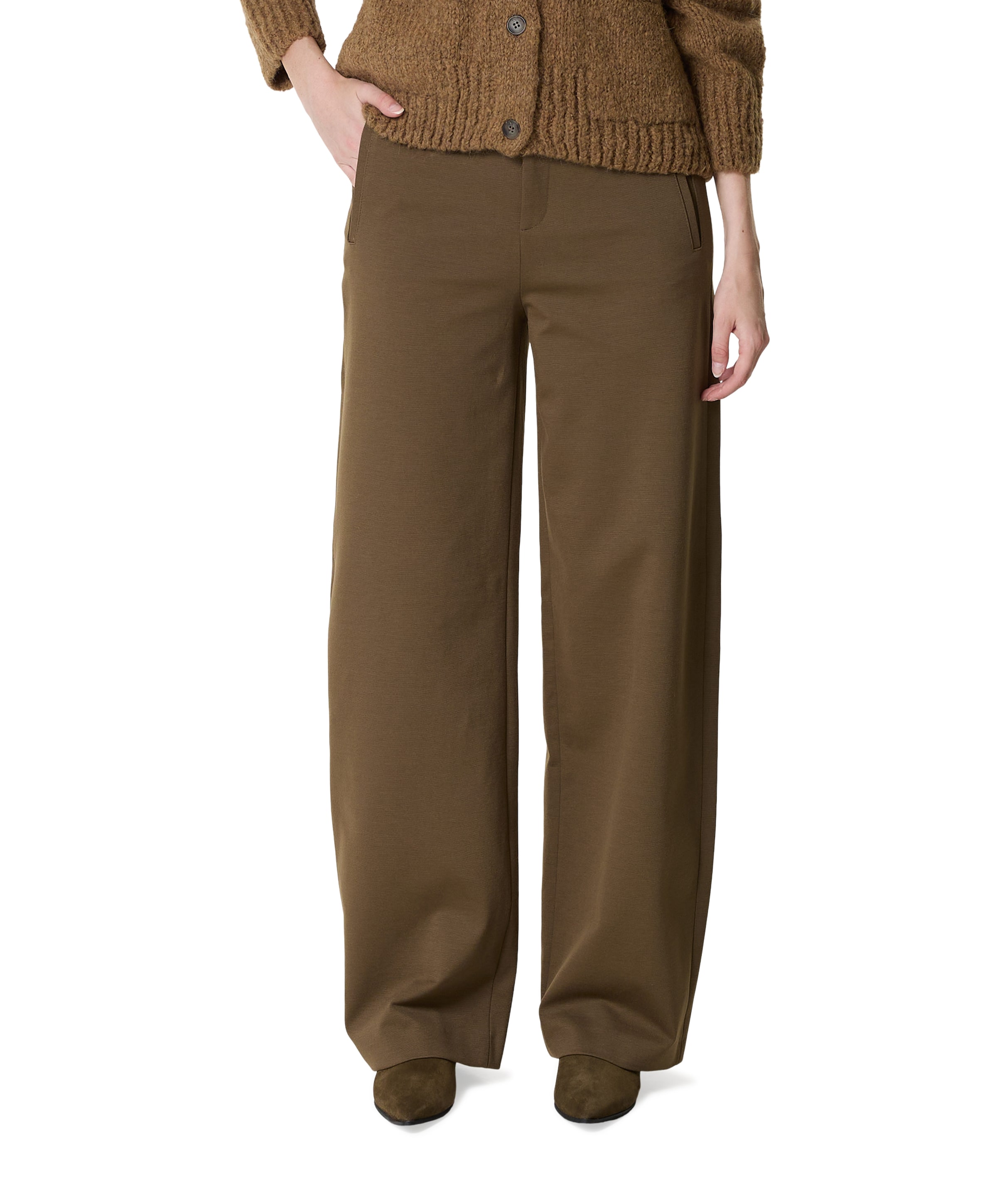 Drykorn Fae_o dames broek groen
