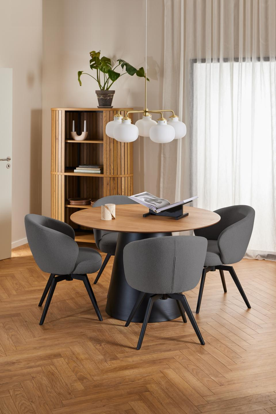 Eetkamerstoel Cadomin anthraciet