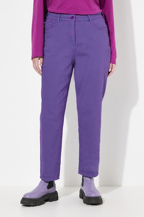 Mom-Colorjeans, Trendfarbe, 5-Pocket-Schnitt