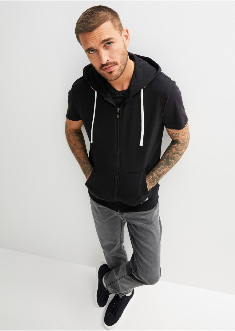 Gilet sweat sans manches