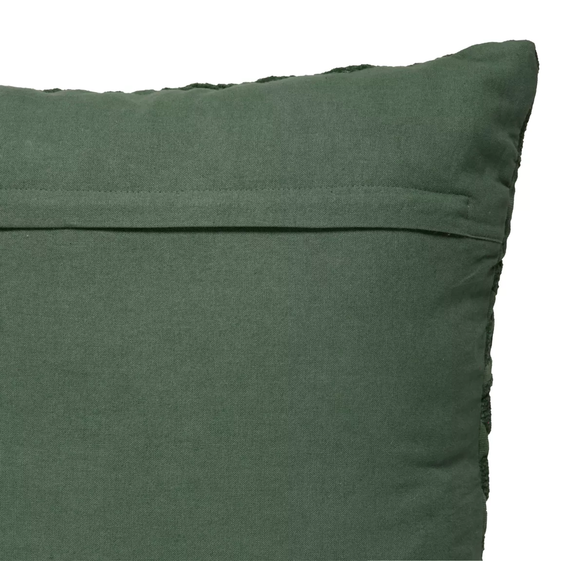 Coussin carré gaze de coton (50 x 50 cm) Letho Vert tilleul