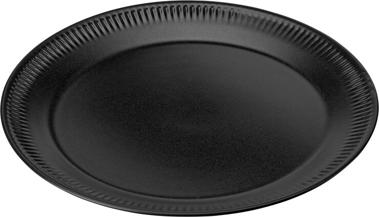 Knabstrup Keramik Knabstrup, tallerken, sort, Ø22 cm Black