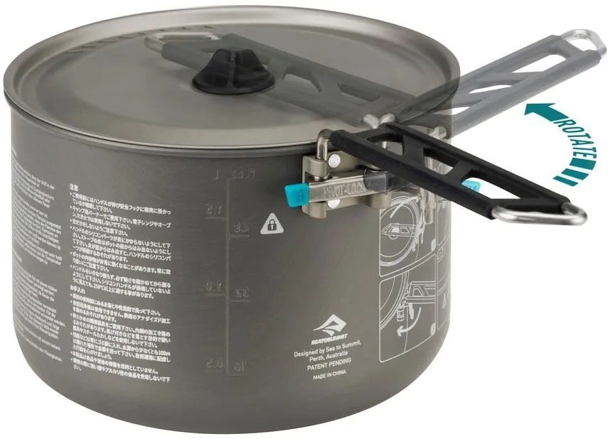 Sea To Summit ALPHA 1.1 COOKSET W SACK Pacific Blue/Grey