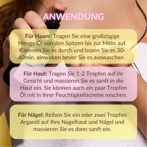 Moroccan Argan Oil Hair, Body & Nails