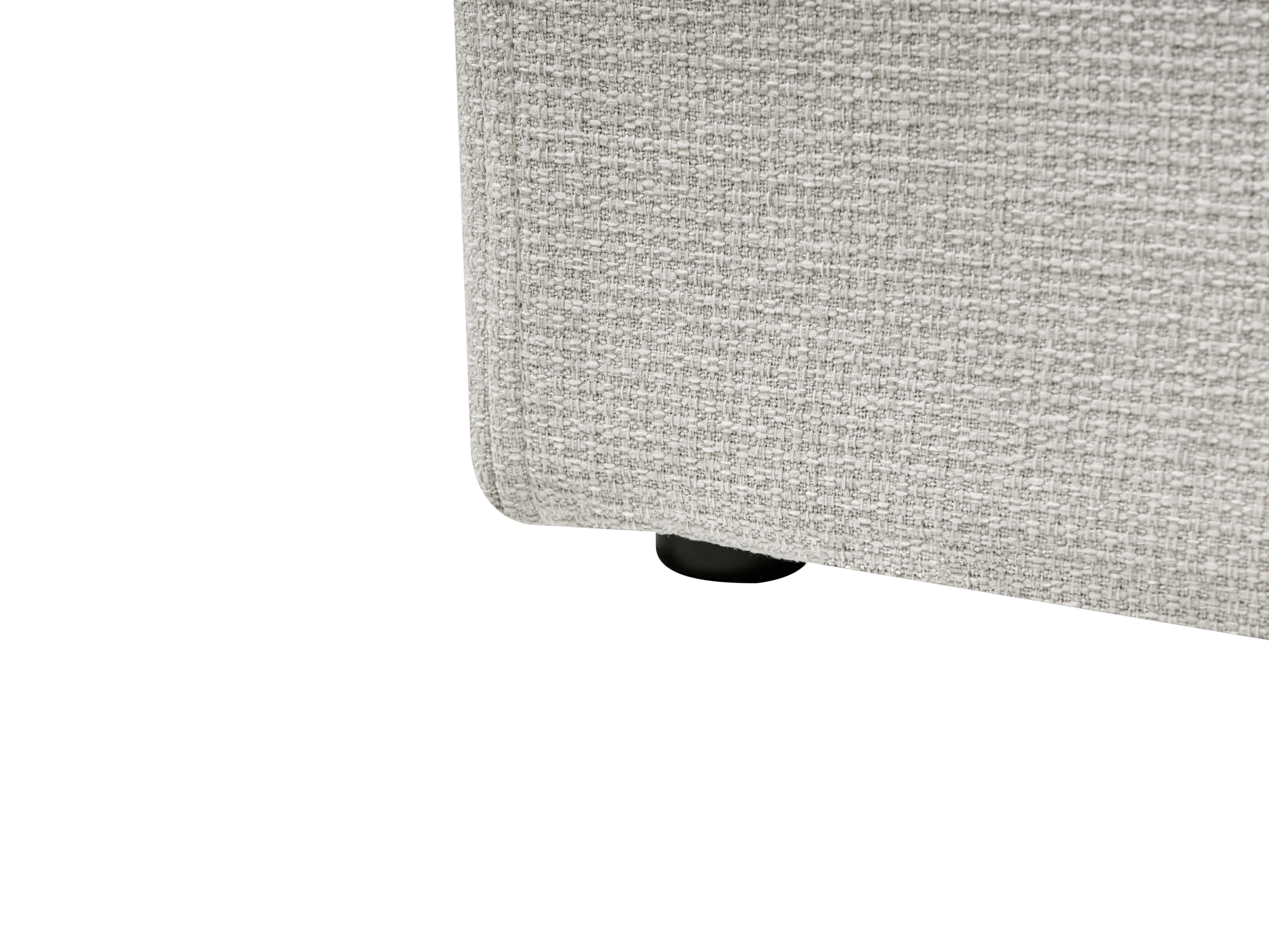 Opbergbed zonder hoofdbord Stof DINAN 90 x 200 cm Lichtbeige
