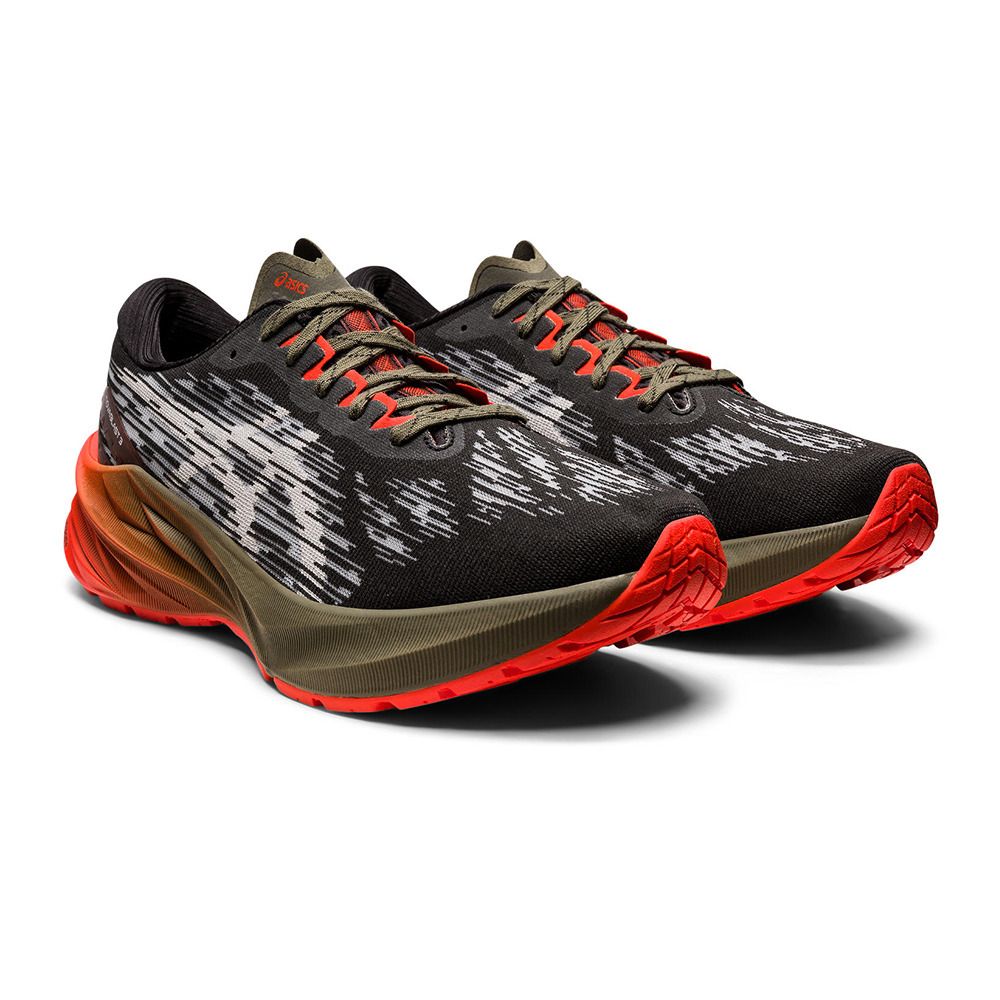 Asics NOVABLAST 3 TR - Chaussures running Homme nature bathing/olive
