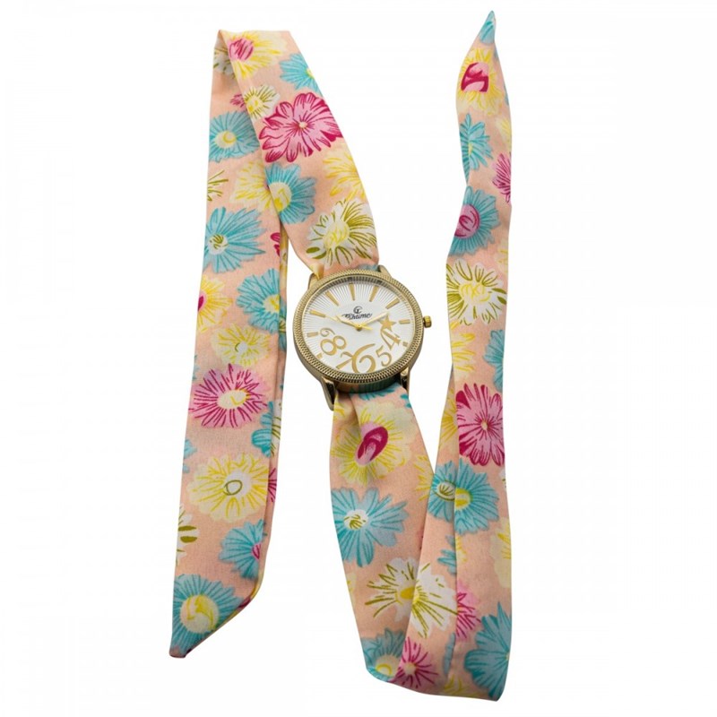 Montre Femme CHTIME bracelet Tissu Rose
