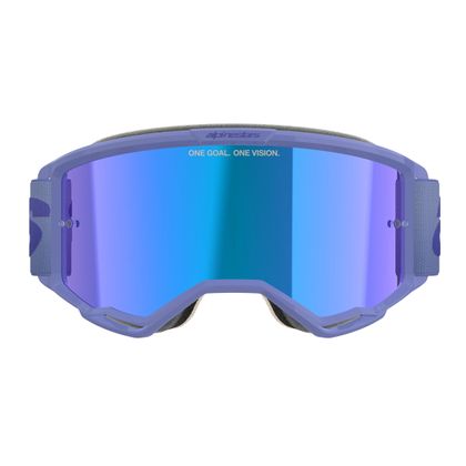 Masque cross Alpinestars VISION 5 WORDMARK IRIDIUM 2025 - Violet