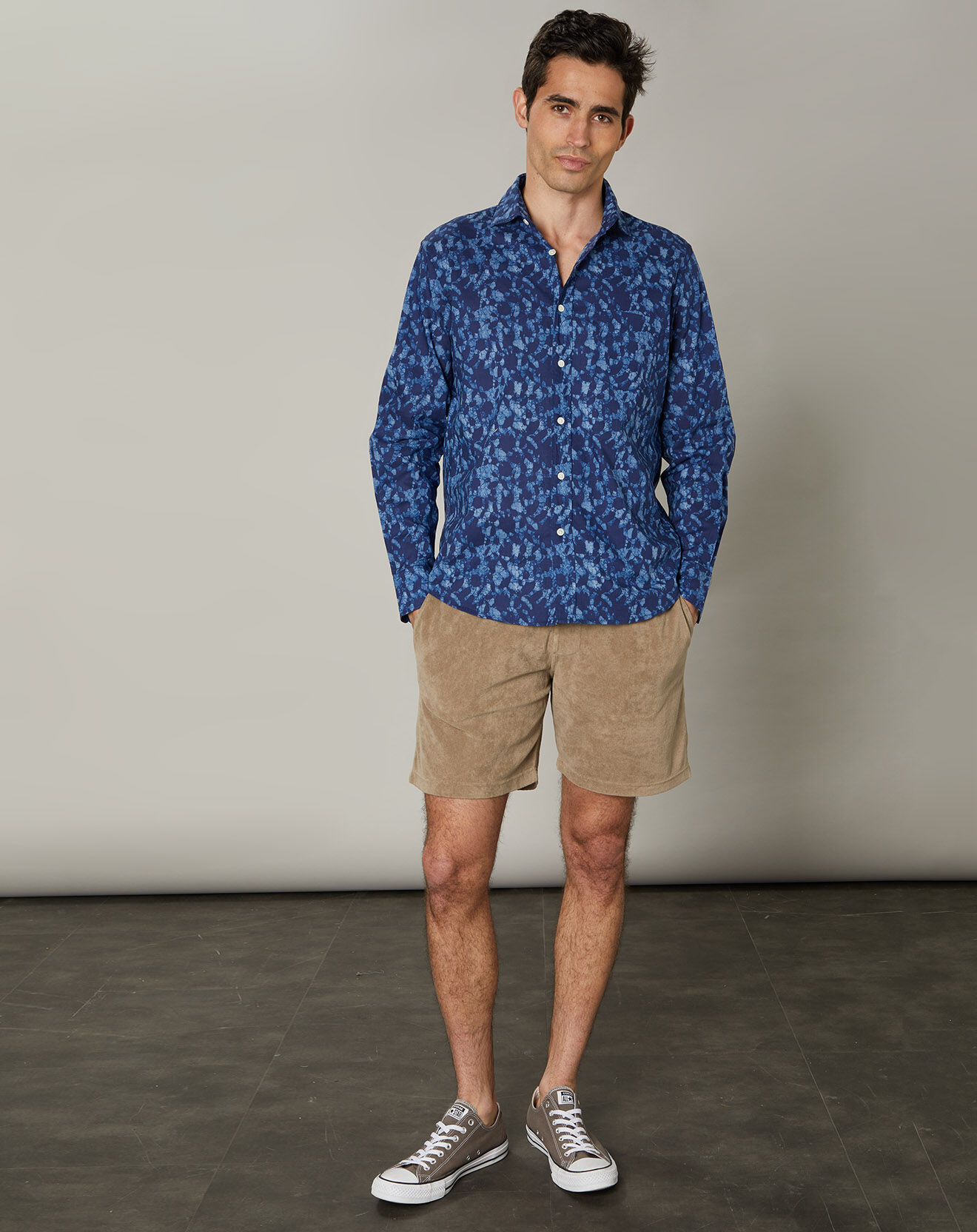 Hartford Chemise regular Paul indigo