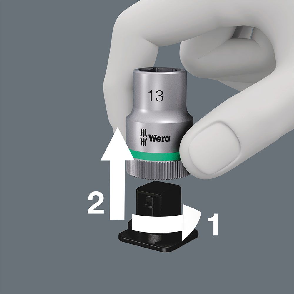 Wera 8100 SA 8 Zyklop Metal-Knarrensatz (1/4