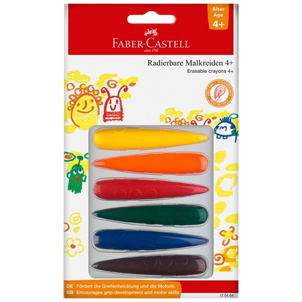 Køb Faber Castell Kridt 6 Farver
