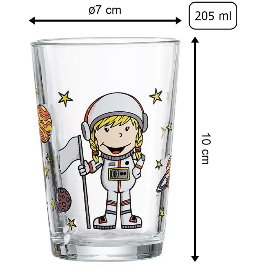 Ritzenhoff & Breker GmbH & Co. KG Kindergläser Berufe Mädchen 205 ml 24er Set bunt