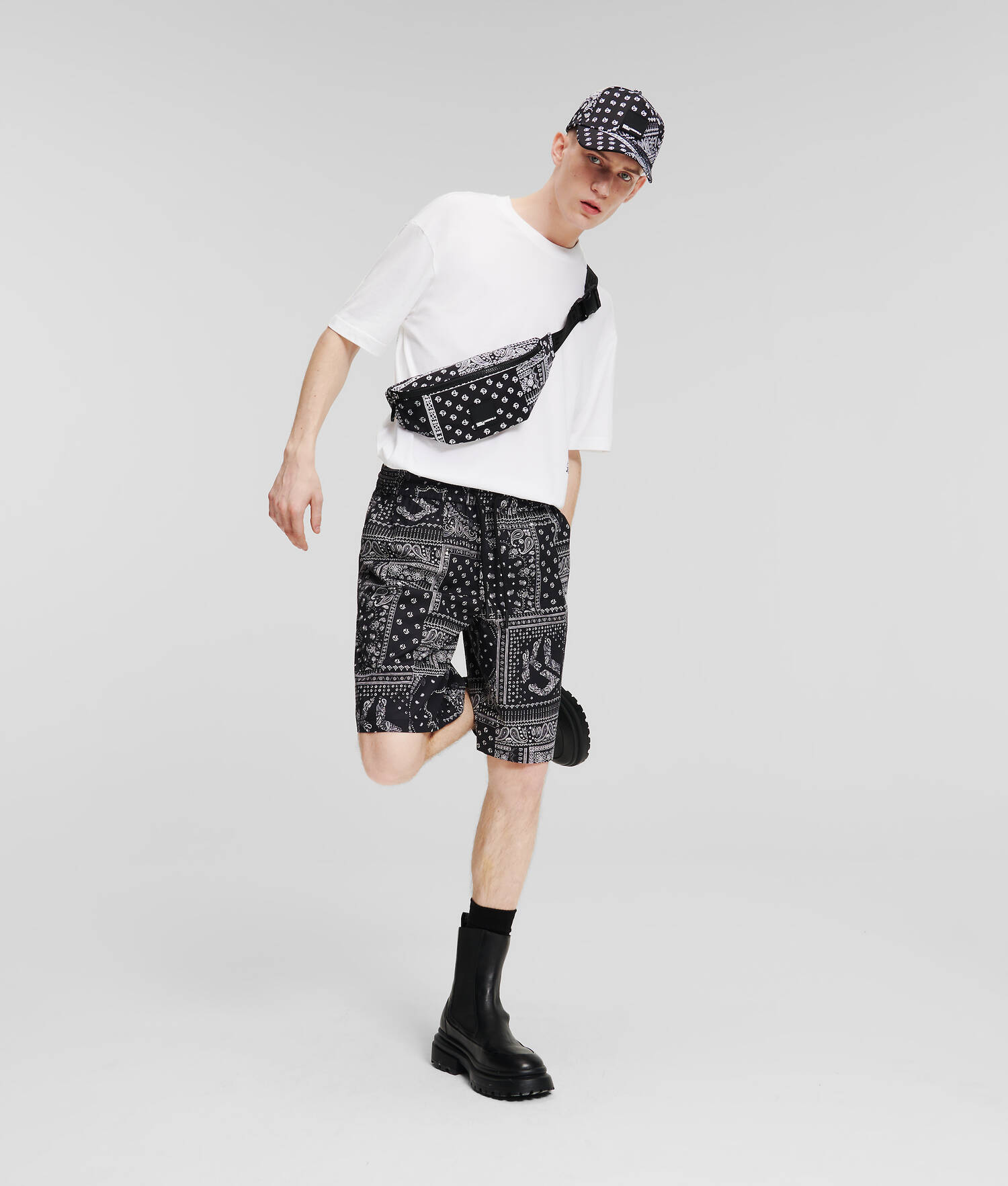 SHORT IMPRIMÉ KLJ ESPRIT BANDANA