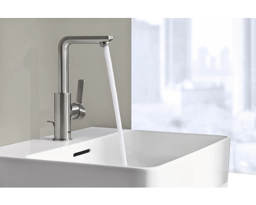 GROHE LINEARE supersteel mat wastafelmengkraan 23296DC1