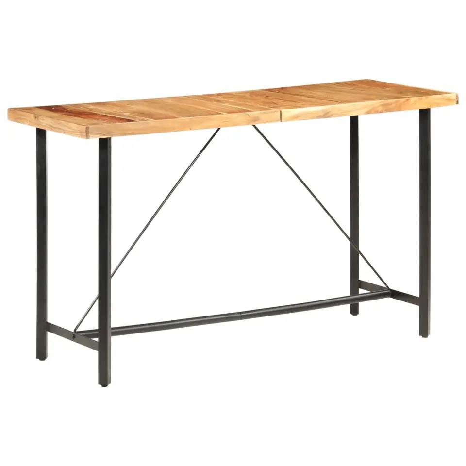 vidaXL Bartafel 180x70x107 cm massief acaciahout