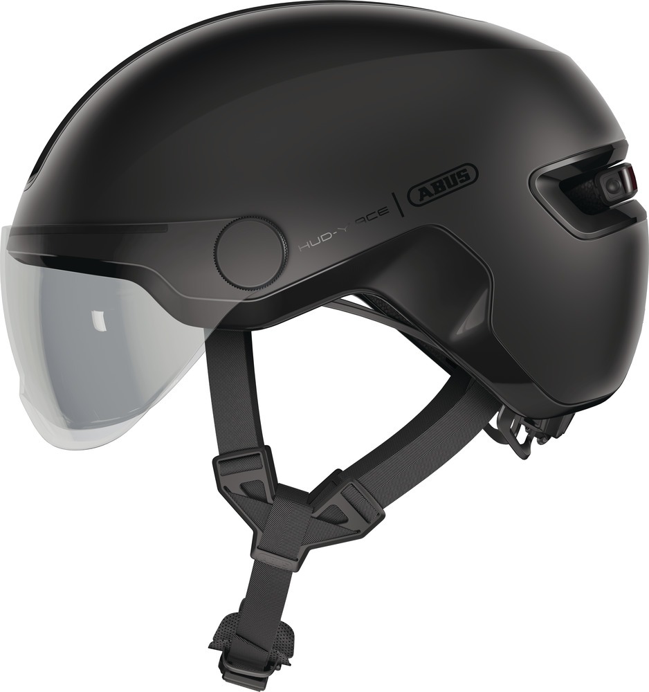 ABUS HUD-Y ACE cykelhjelm LED Velvet Black