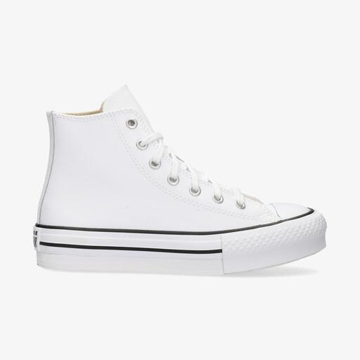 Chuck Taylor Allstar Couro Kida Bta Moda Cor Pla