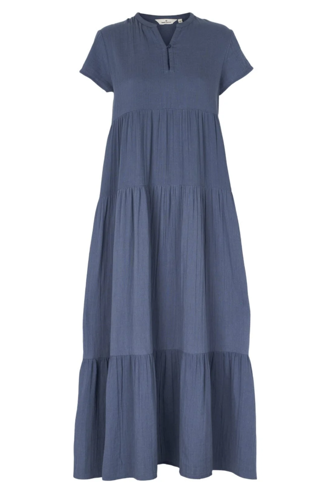 Basic Apparel Ember Layered Dress Gots 421 vintage indigo