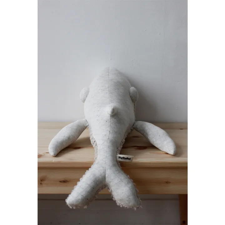 Bigstuffed Peluche géante baleine Albino 62 cm | Blanc