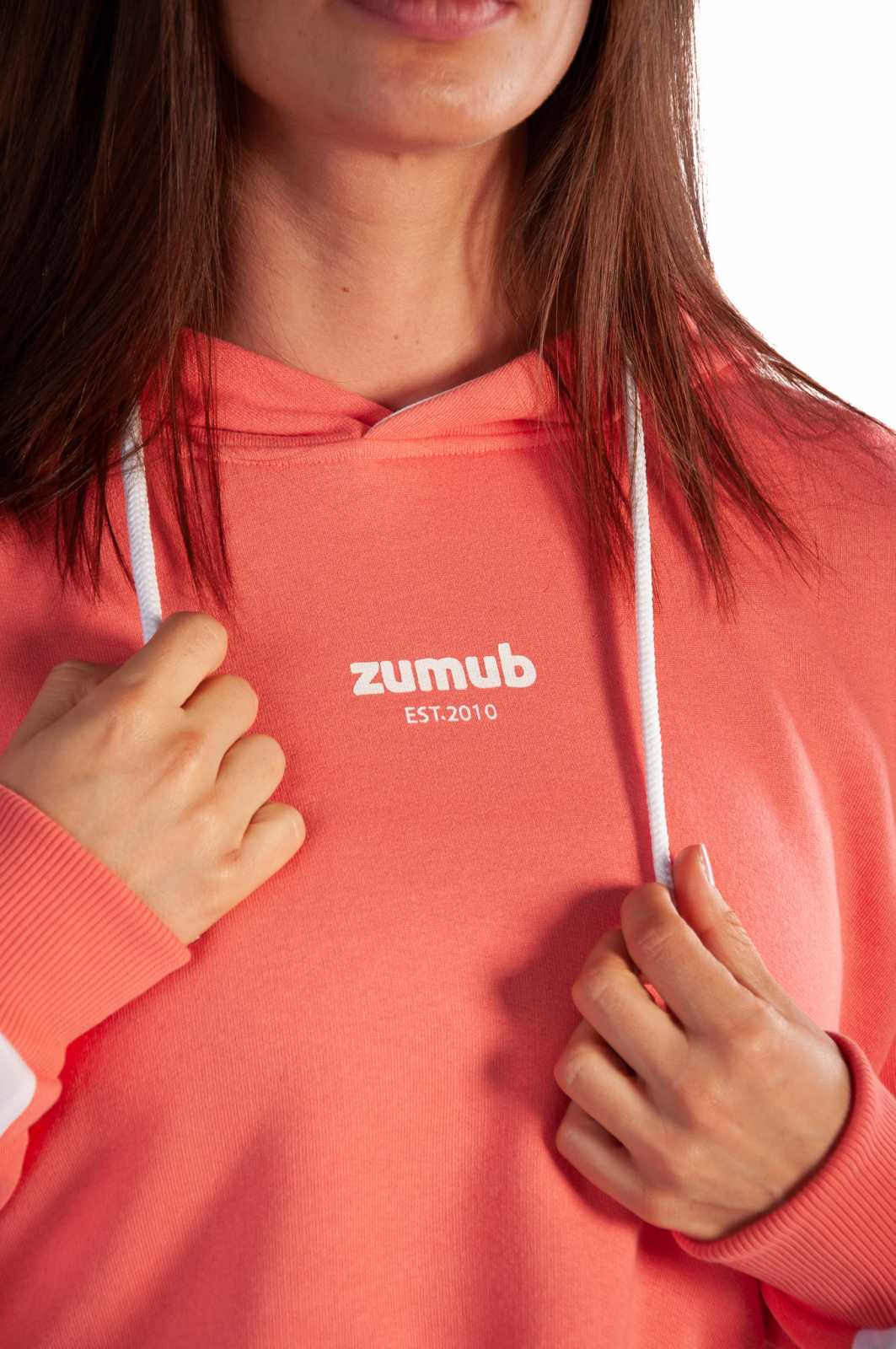 Moletom cropped Zumub EST. 2010 na cor preta