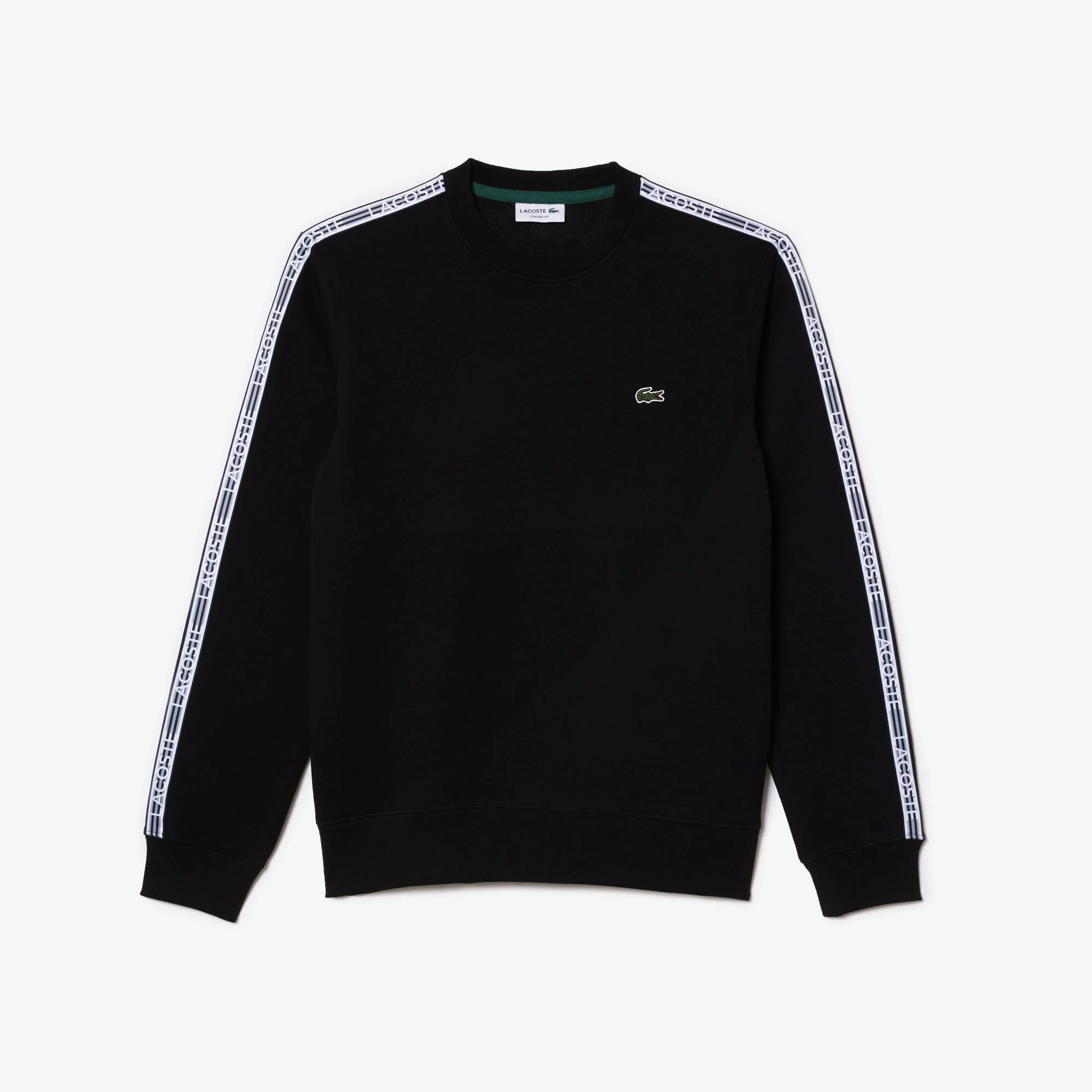 Lacoste Logo Stripe Sweatshirt
